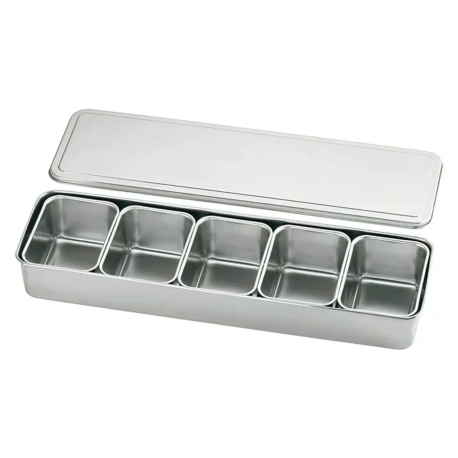 Ebm Stainless Steel Yakumi Seasoning Container 5 Compartments