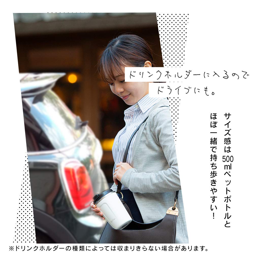 Iris Ohyama Tumbler Water Bottle 0.35L - Father'S Day Gift Japan Cafe Style Heat/Cold Insulation Cd-Tlt350 Black - YOYO JAPAN