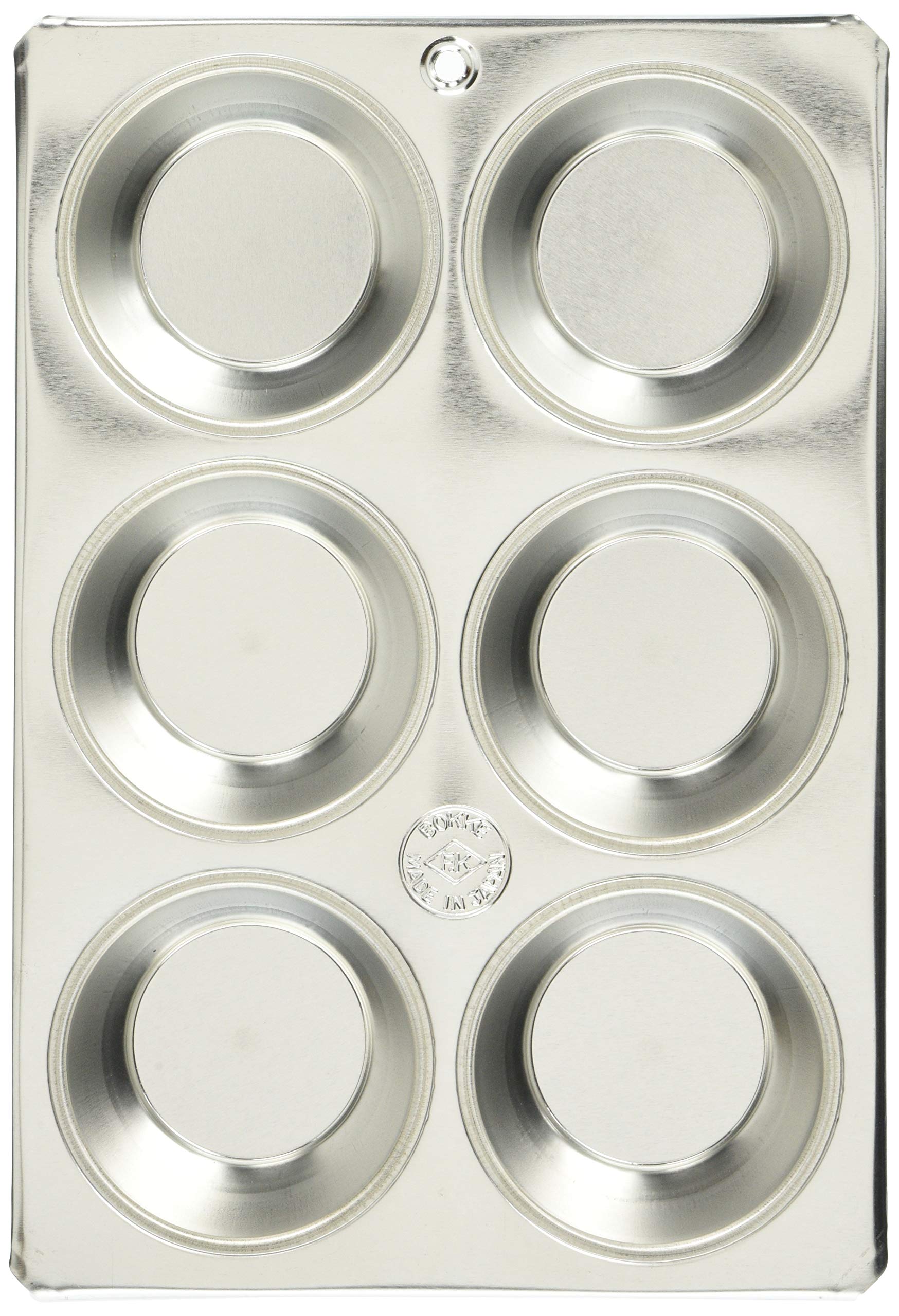 Kubodera Light Metal Industry Japan Tin Muffin Mold #100 Cup 6 Pieces - YOYO JAPAN