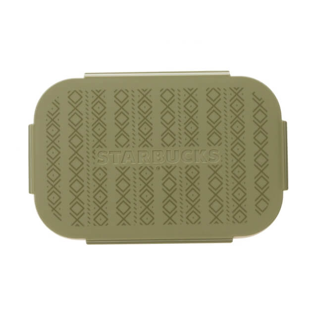 Foldable pastry box khaki - Japanese Starbucks