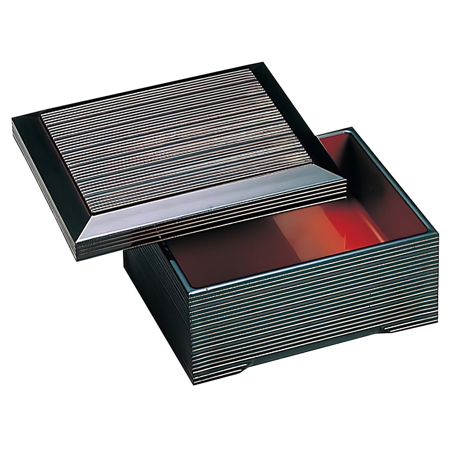 Fukui Craft Abs Resin Donju Jubako Box Dark Brown - YOYO JAPAN