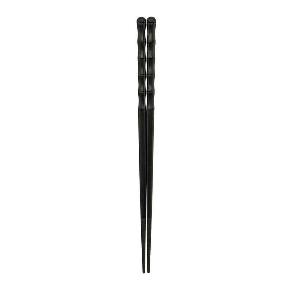 Fukui Craft Japan Bamboo-Shaped Chopsticks Black - YOYO JAPAN