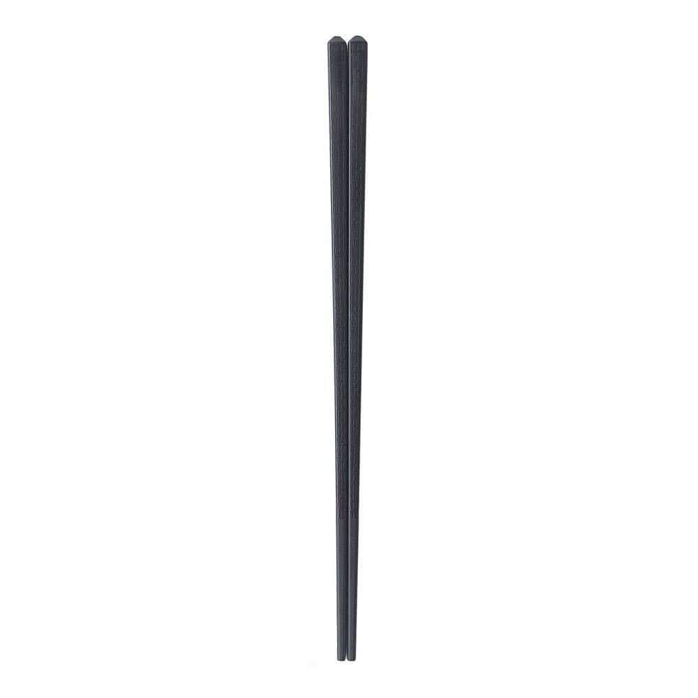 Fukui Craft Japanese Ebisu Square Chopsticks In Black Resin Sps - YOYO JAPAN