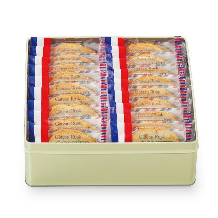 Gateau Festa Harada Gouter de Roi Sugar Rusk Can R3 36 pcs.