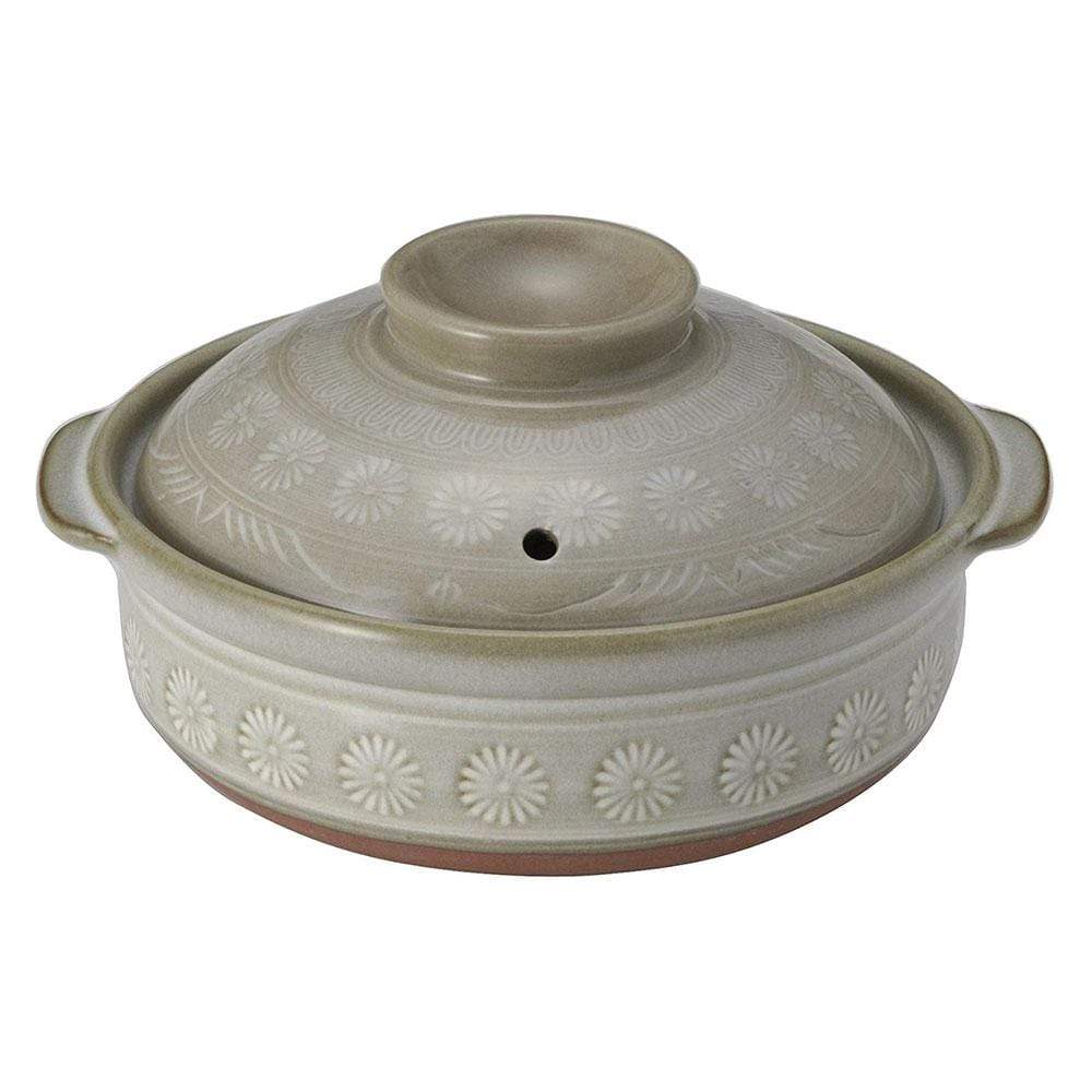 Ginpo Mishima Japan Non-Induction Donabe Casserole 31Cm