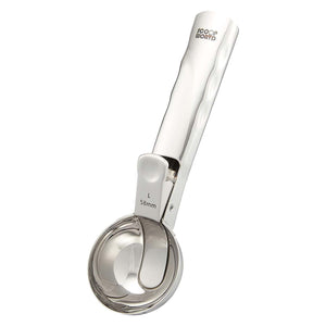 Gs Stainless Steel One-Push Ice Cream Scoop Medium - YOYO JAPAN