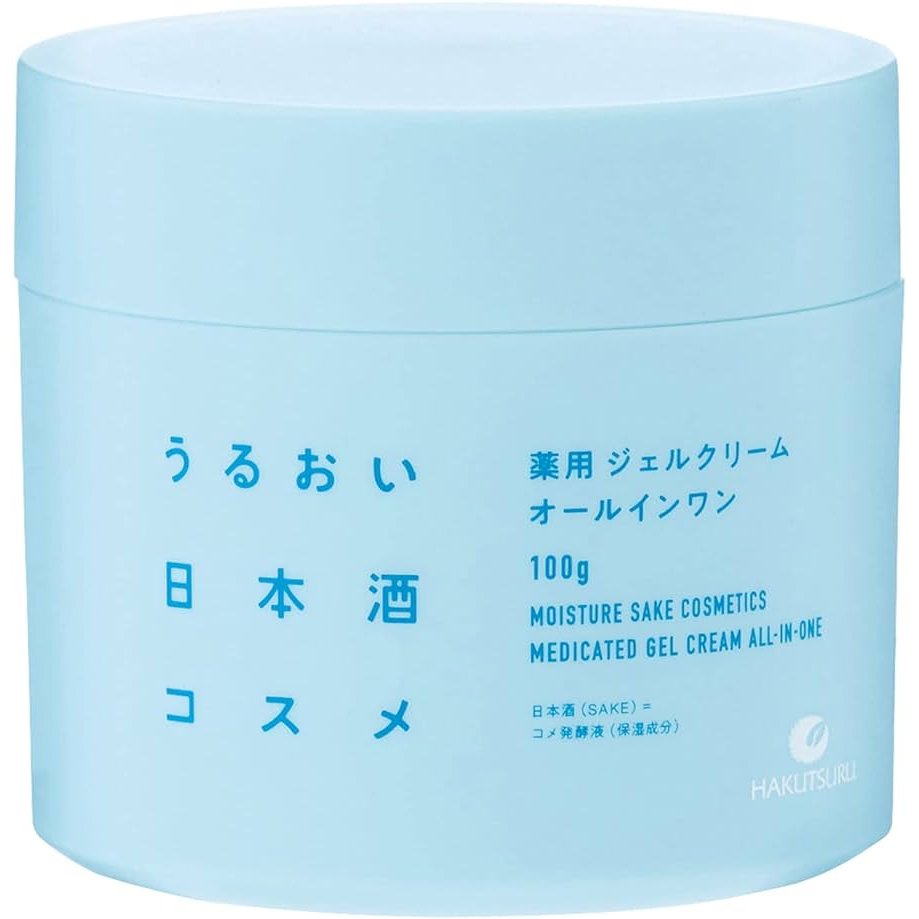 Hakutsuru Moisturizing Sake All-in-One Skincare Gel Cream 100g