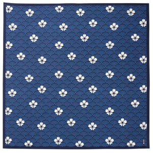 Hama Pattern Furoshiki 70Cm Sakura Seigaiha Con - Japanese Inner Cloth - YOYO JAPAN