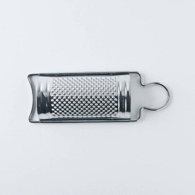 Handheld Half-Round Metal Cheese Grater for Hard and Soft Cheese