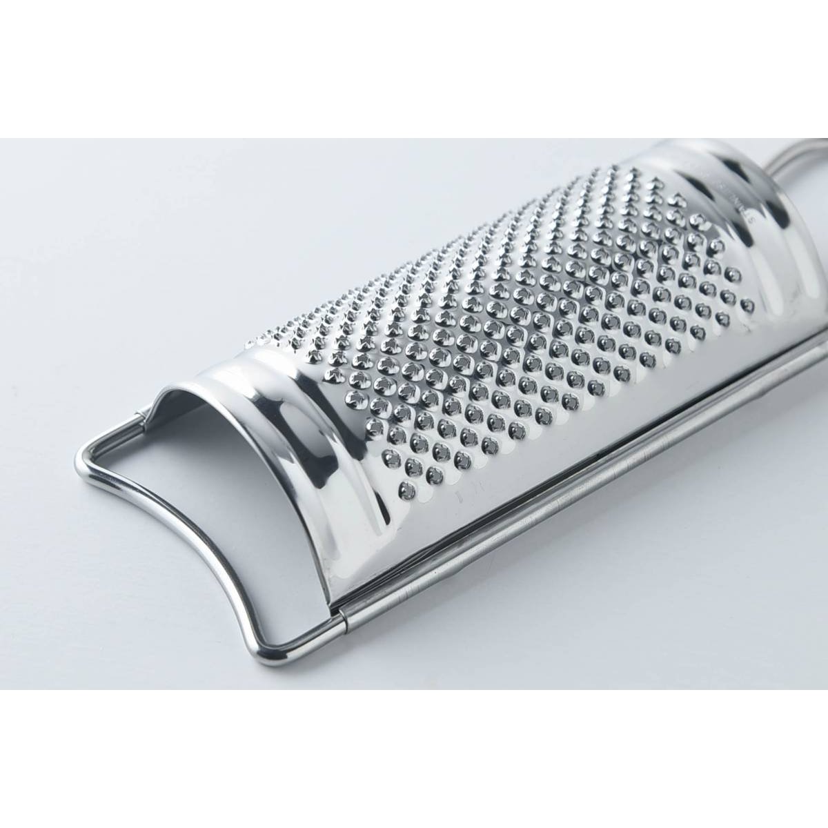 Handheld Half-Round Metal Cheese Grater for Hard and Soft Cheese