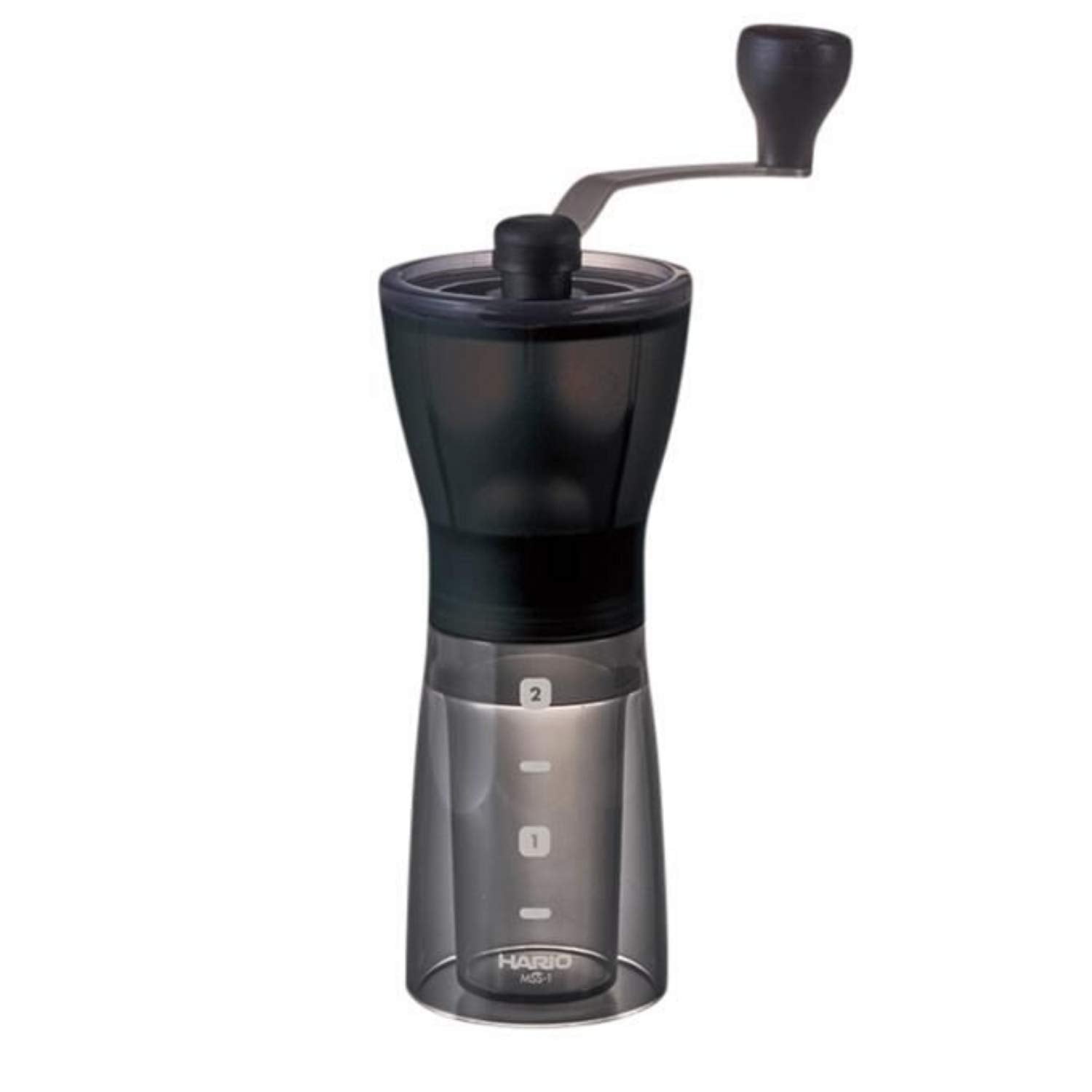 Hario Ceramic Coffee Grinder Mini Slim Plus Black - Japan