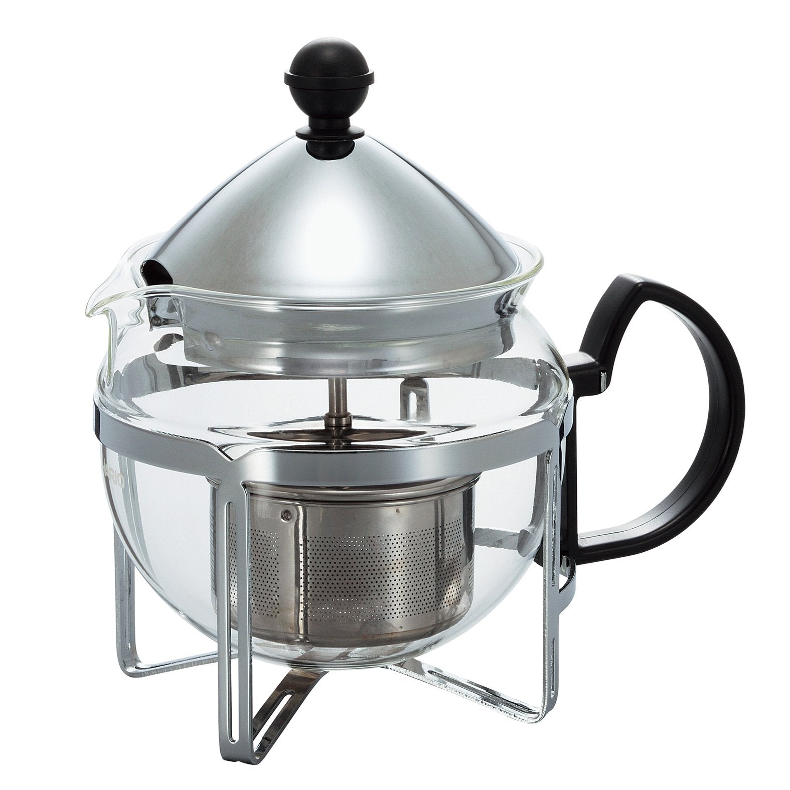 Hario Chan-4Sv Silver 4-Person Teapot