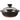 Hario Earthen Pot No.9 3000Ml GDN-255-B Black - YOYO JAPAN