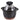 Hario Glass Rice Pot GNR-150-B Black 1-2 Cup Japan - YOYO JAPAN