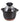 Hario Glass Rice Pot GNR-150-B Black 1-2 Cup Japan - YOYO JAPAN