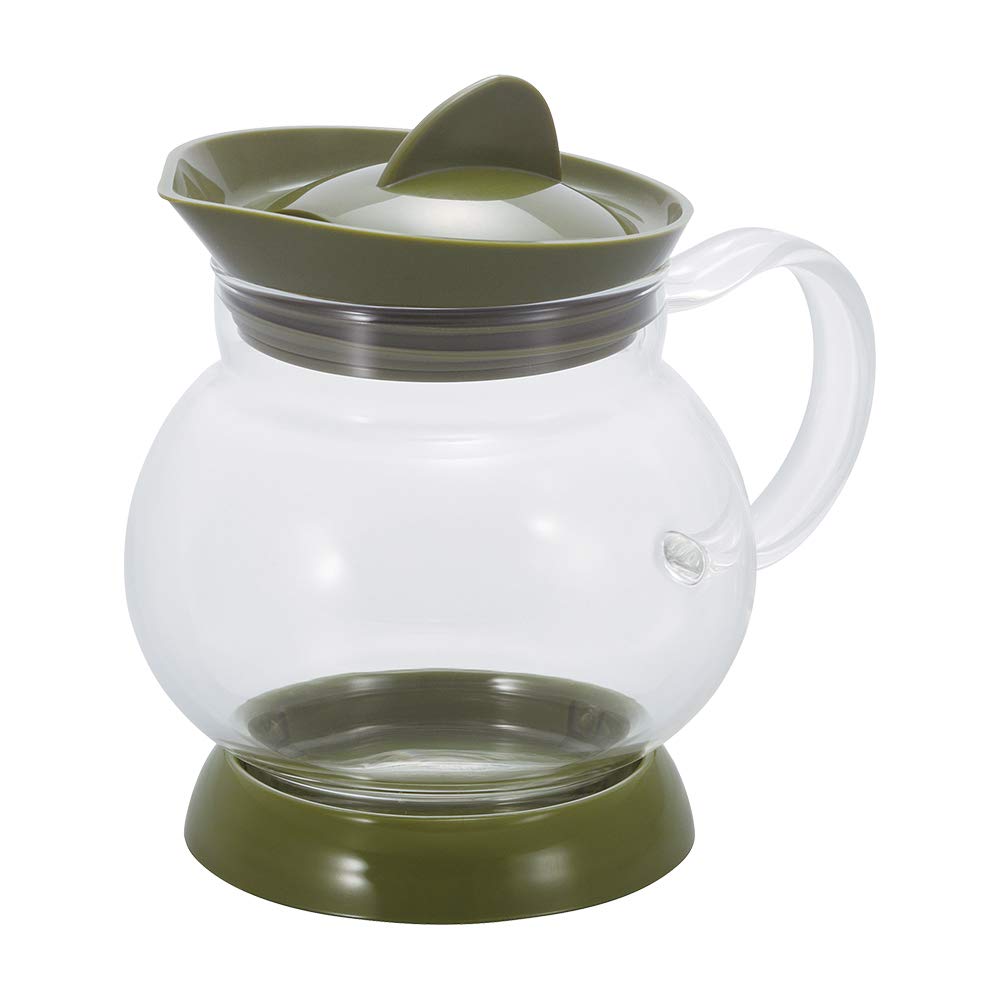 Hario Jumping Tea Server 350Ml Olive Green Jts-35-Og Japan