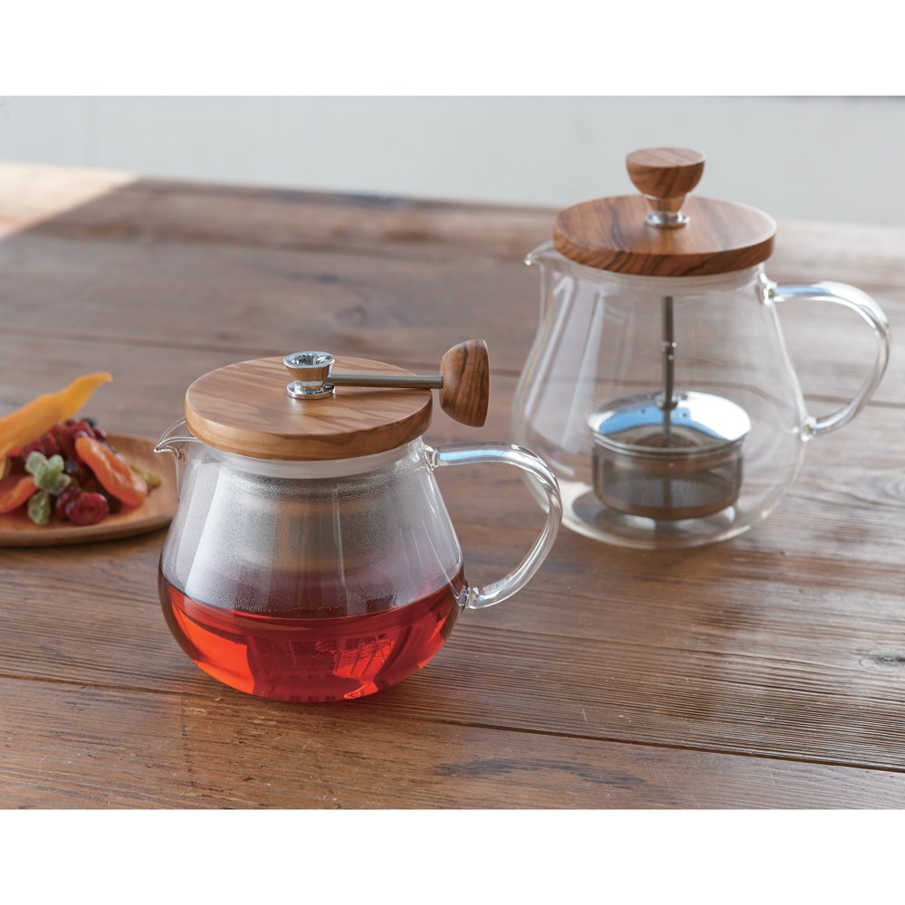 Hario Tior Wood 450Ml Teapot Japan - Teo-45-Ov