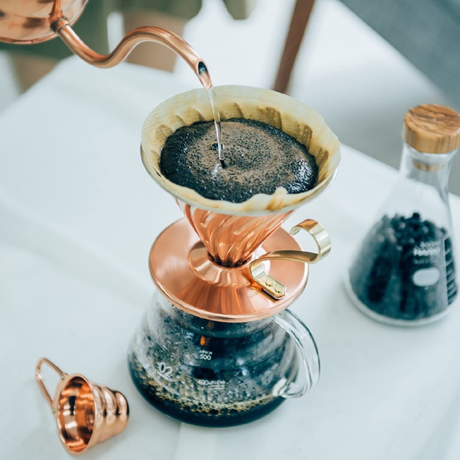 Hario V60 Copper Dripper 1-4Cups VDPR-02-CP