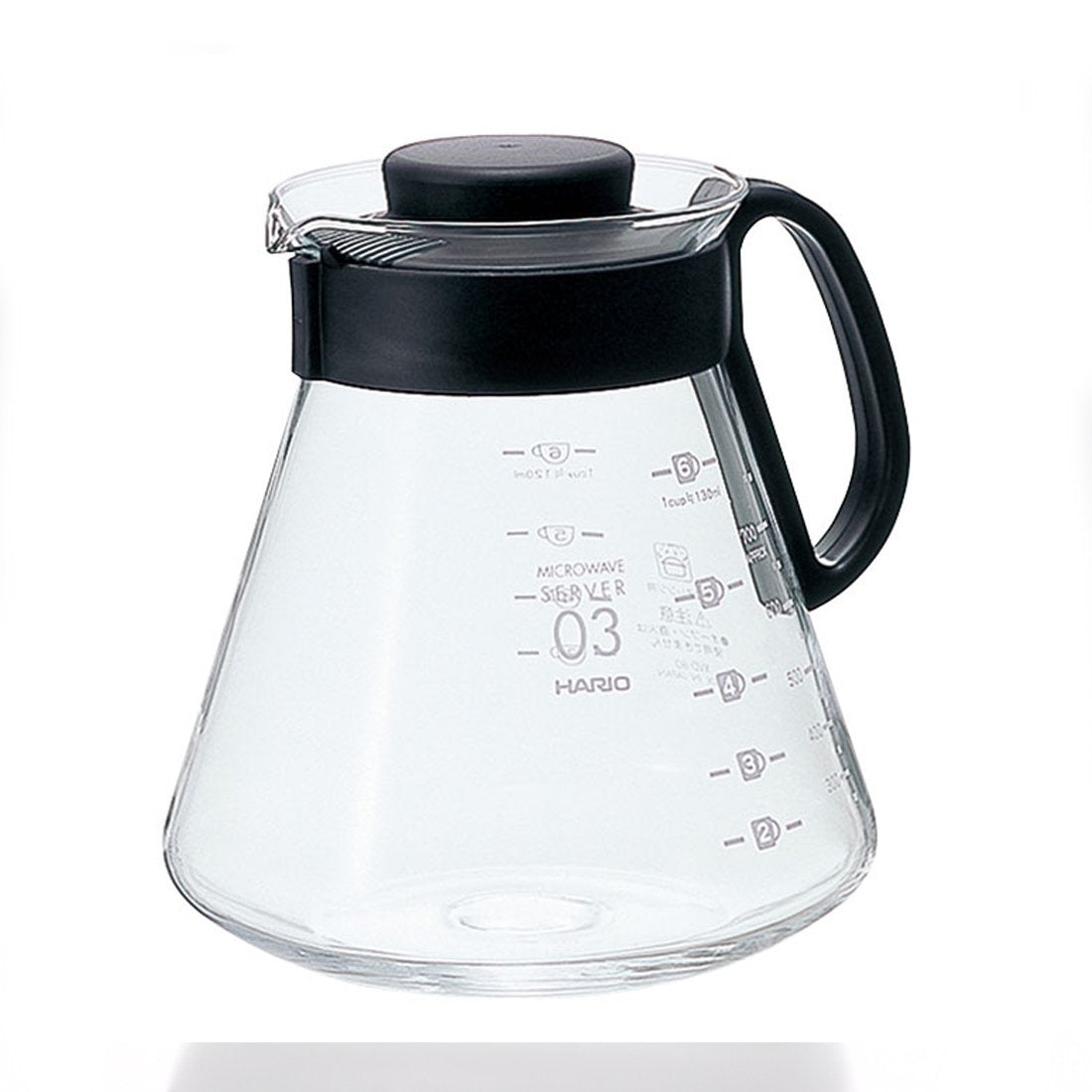 Hario V60 Range Server 800Ml Black Xvd-80B Made In Japan