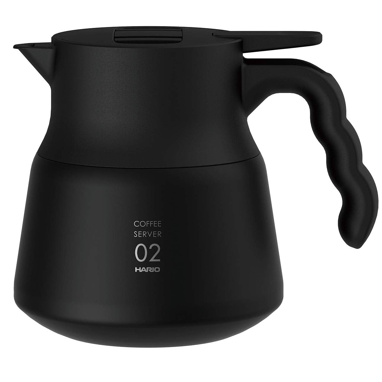 Hario V60 Thermal Stainless Steel Server 600Ml Japan - 600 Storage Capacity - Vhsn-60-B Black