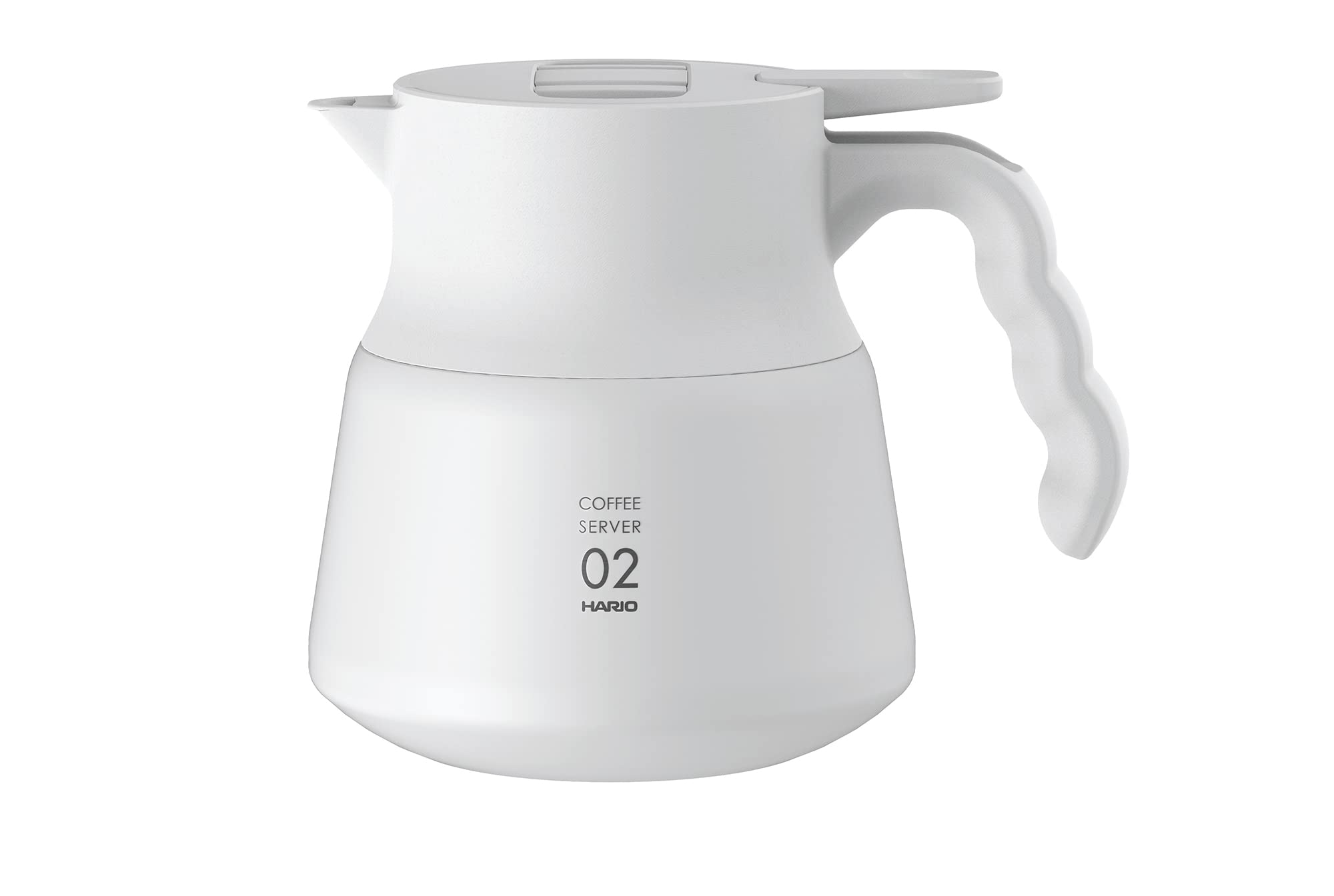 Hario V60 Thermal Stainless Steel Server Japan 600Ml White Vhsn-60-W