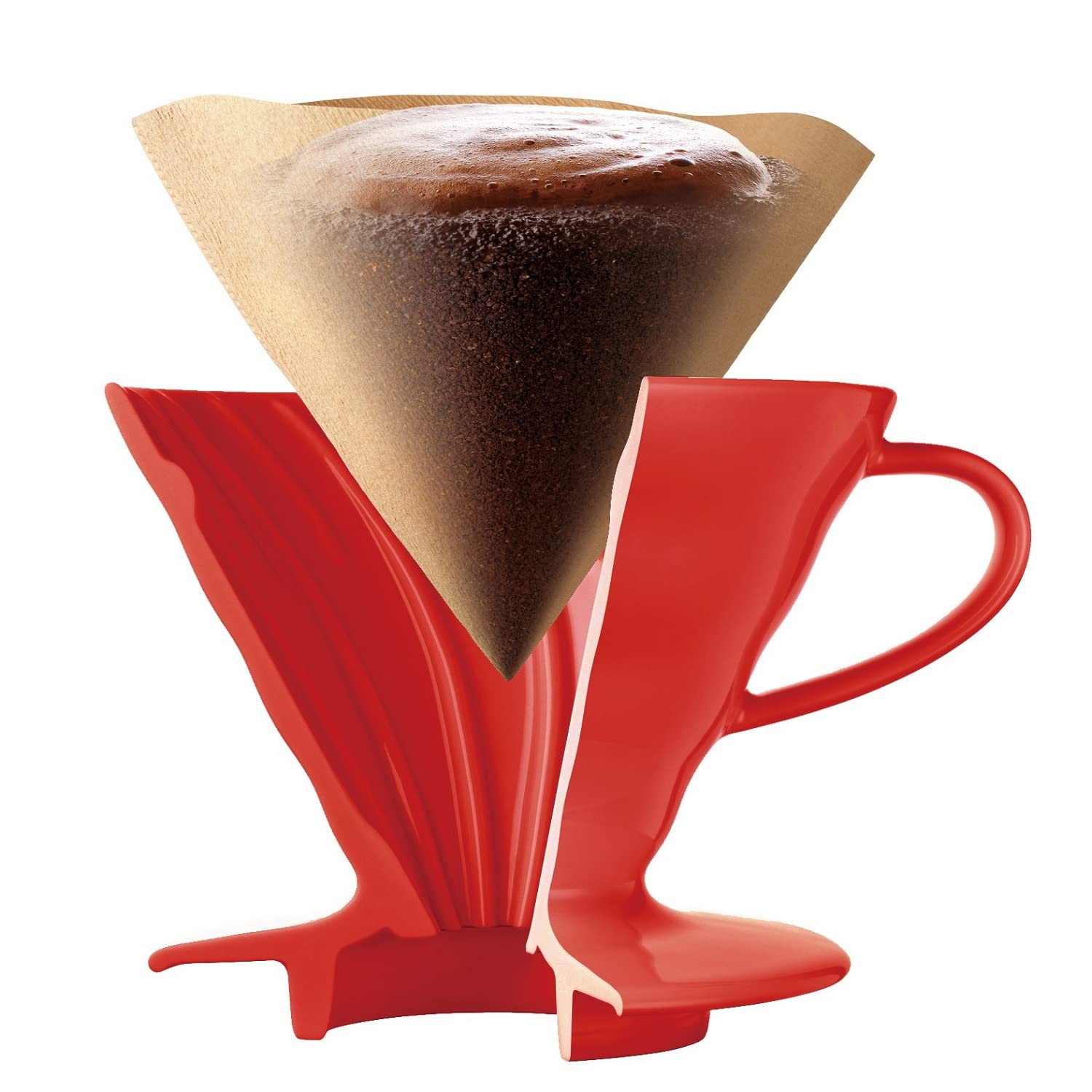 Hario V60 Ceramic Dripper 01 Red VDCR-01-R