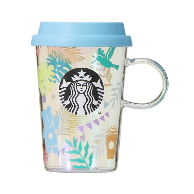 Starbucks Heat-Resistant Glass Mug Colorful Summer 355ml - Japanese Starbucks Mugs