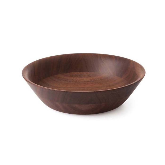 Hikiyose Wooden Dish Walnut - Small - YOYO JAPAN