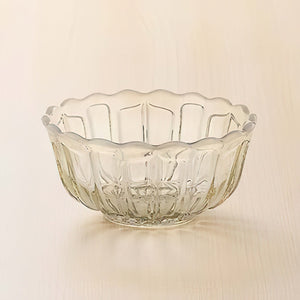 Hirota Glass Japan Yukinohana Soda-Lime Glass Shallow Bowl - YOYO JAPAN