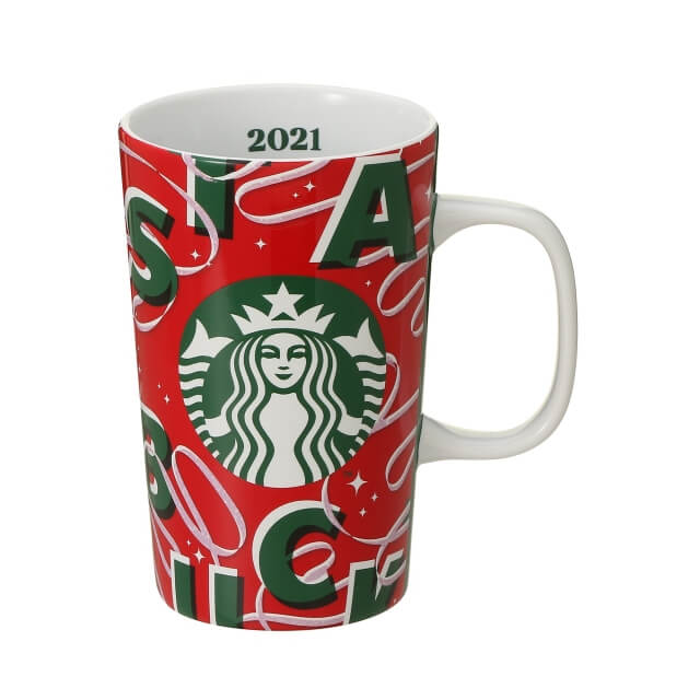 Starbucks Holiday 2021 Red Mug Cup 355ml - Japanese Starbucks Mugs - Starbucks Cups