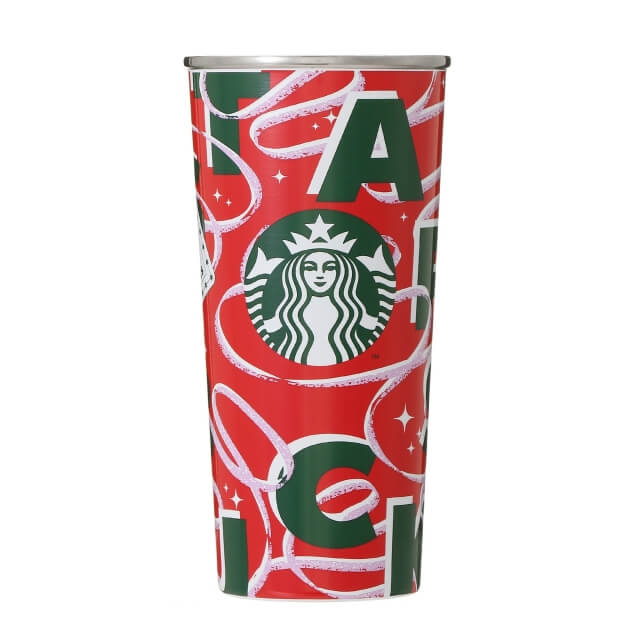 Starbucks Holiday 2021 Red Cup Stainless Steel Tumbler 473ml - Japanese Starbucks Tumbler