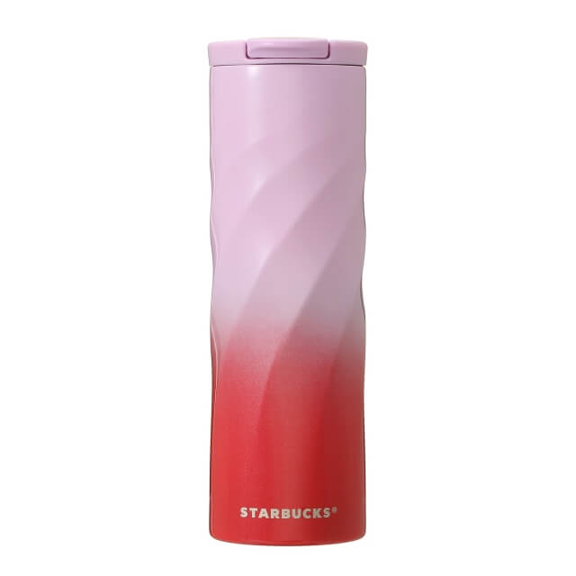 Starbucks Holiday 2021 Stainless Tumbler Twisted Gradient 473ml - Japanese Starbucks