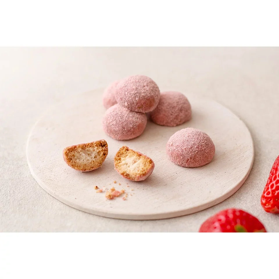 Honey Mother Vegan Gluten-Free Strawberry Cookie Balls (Pack of 3)