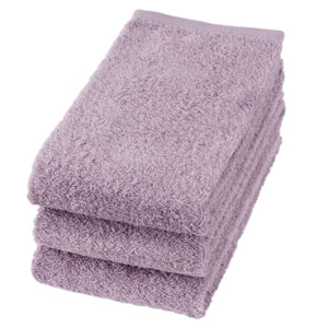 Hotman 1S Towel Set 3 Japan Premium Super Long Cotton 18 Colors Purple - YOYO JAPAN