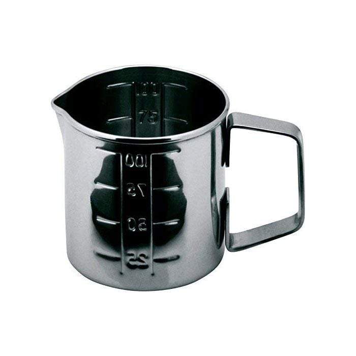 Ichibishi Mitsuwa 18-8 Stainless Lipped Measuring Cup 100Ml Japan