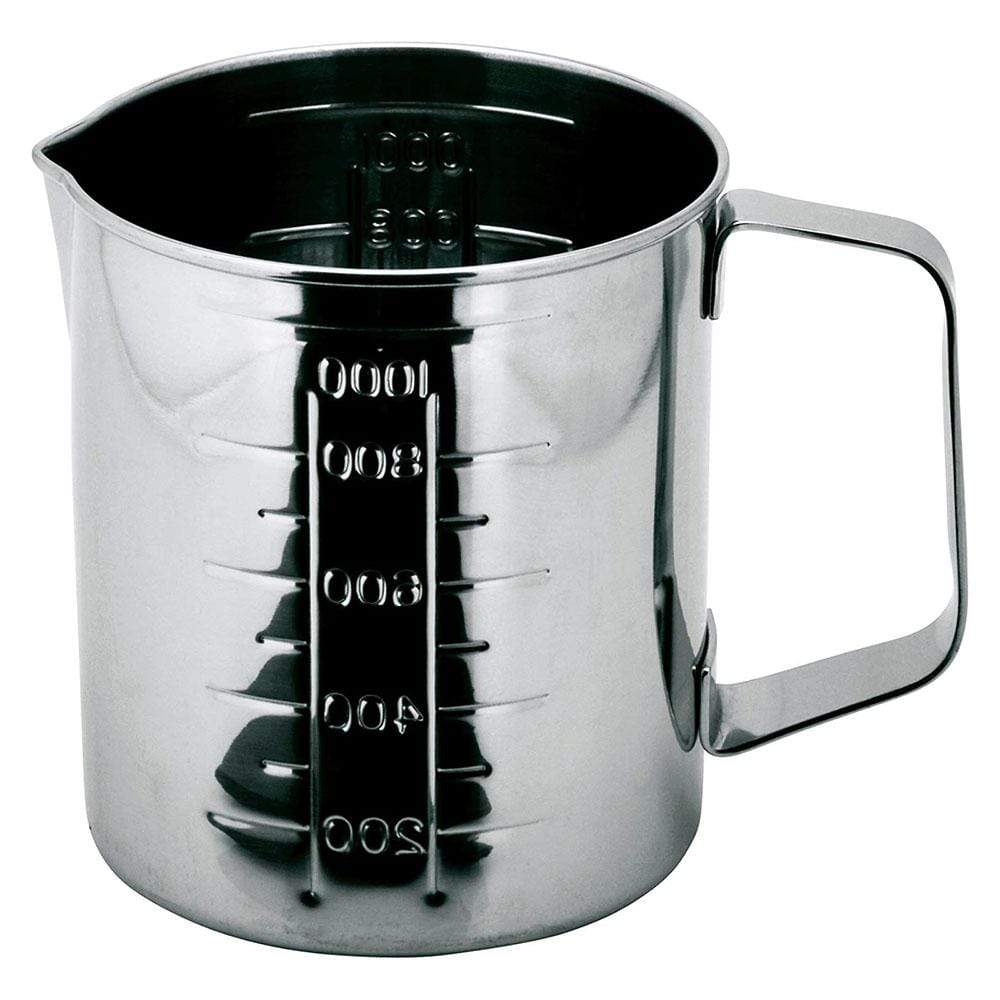 Ichibishi Mitsuwa 18-8 Stainless Measuring Cup 1L - Made In Japan