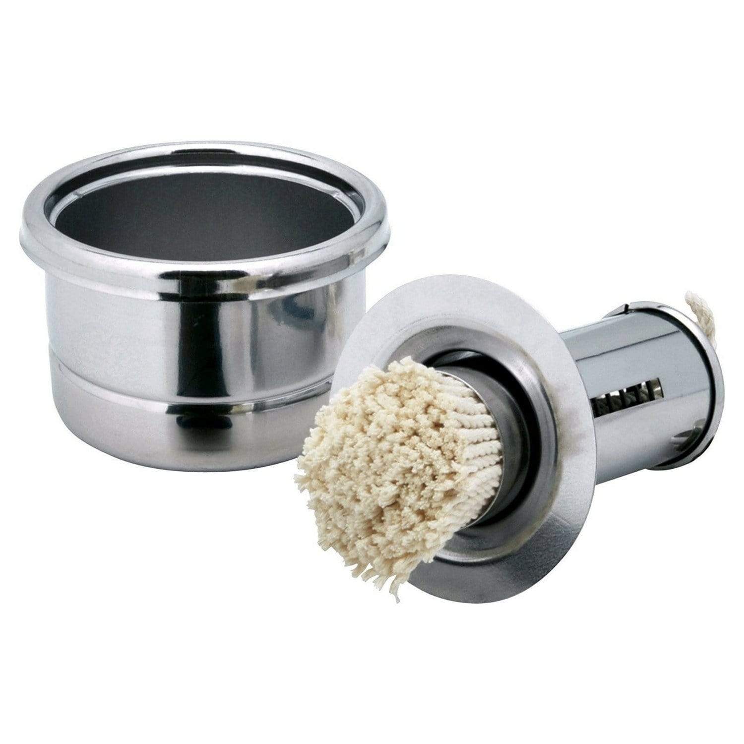 Ichibishi Stainless Steel Takoyaki Basting Mop Oil Dispenser Japan - Large Cotton Head Removable