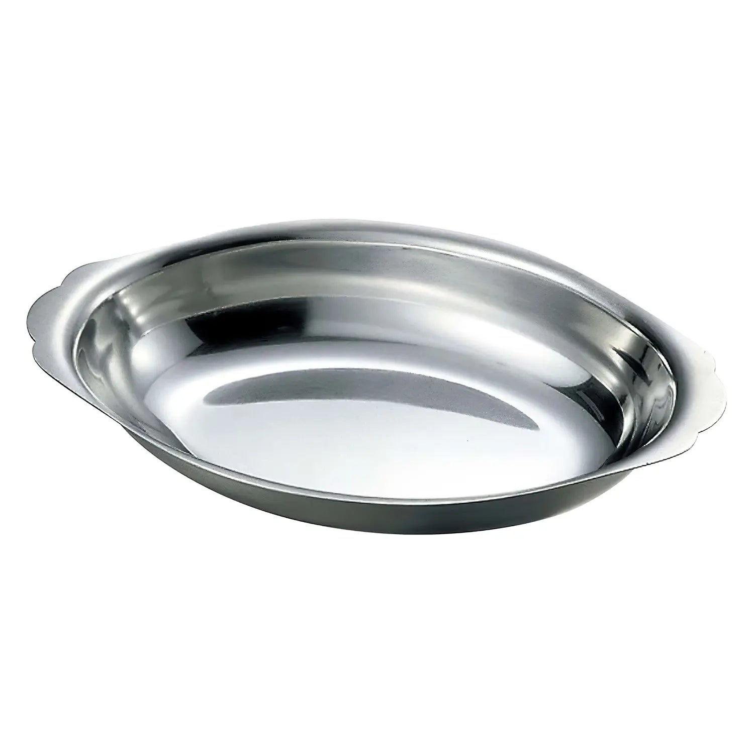 Ikeda Japan Stainless Steel Deep Gratin Dish - 120 Character Limit