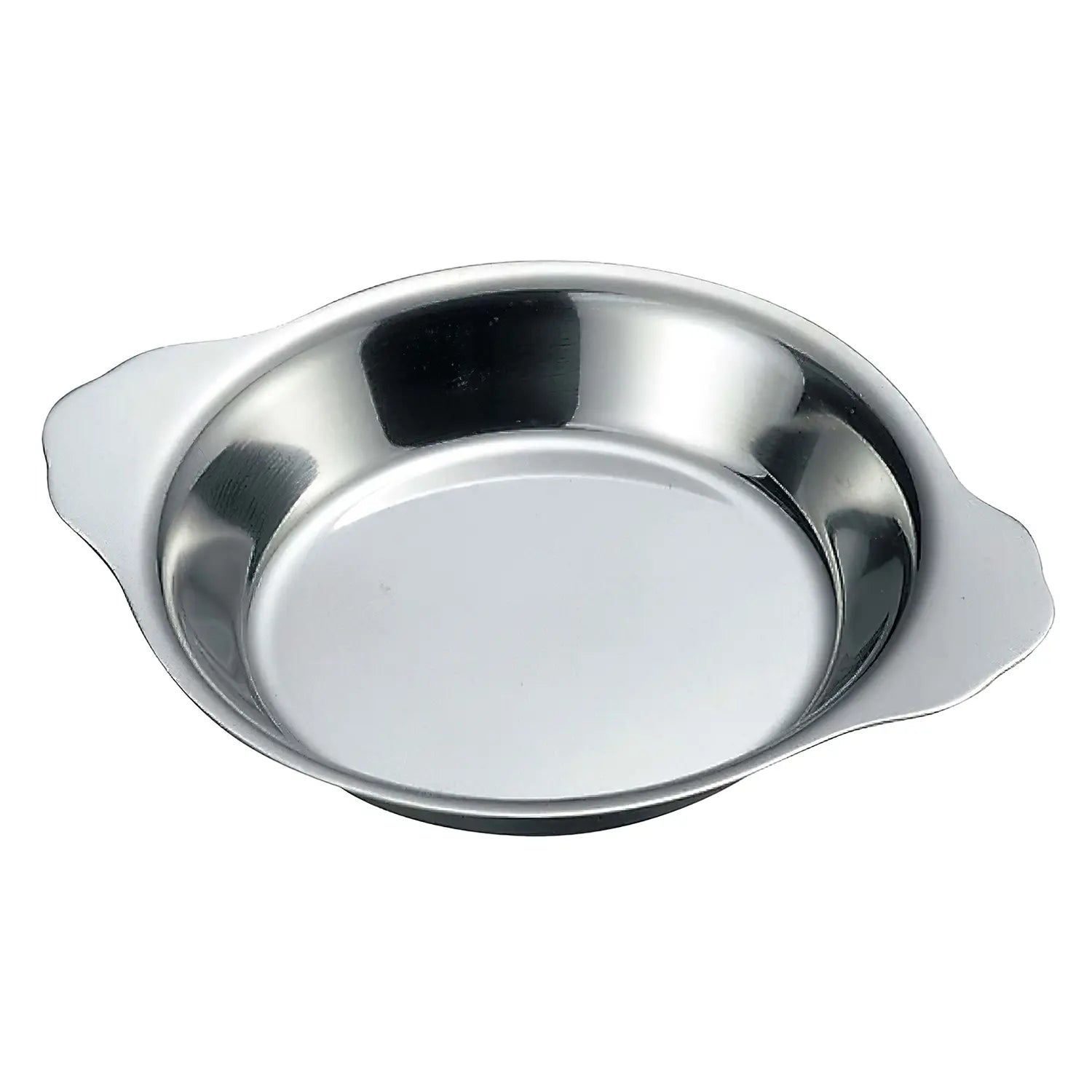 Ikeda Japan Stainless Steel Round Gratin Dish