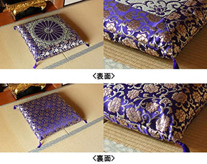 Ikehiko Corporation Japanese Buddhist Altar Sanzenin Reversible Gozenzabuton 68X70Cm #3118719 - YOYO JAPAN