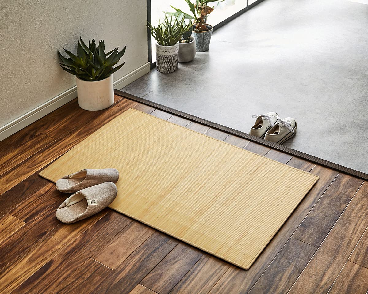 Ikehiko Corporation Rattan Entrance Mat 50X80Cm Japan #5201930 - YOYO JAPAN
