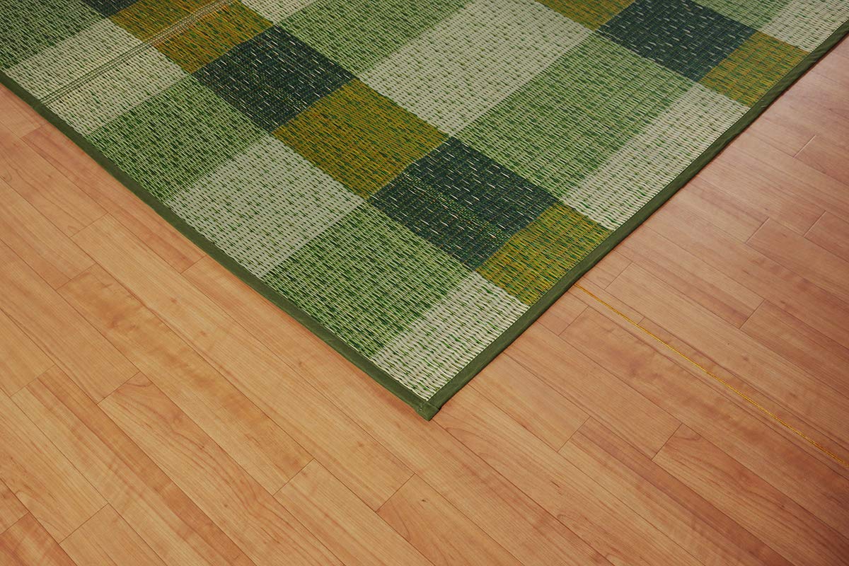 Ikehiko Corporation Japan Rush Rug Deodorant Carpet Rectangular Green - Approx. - YOYO JAPAN