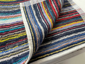 Imabary Japan Eco Towel Face Towel Set Of 5 Multicolor | Imabari Retowel One Wash Remaining Yarn - YOYO JAPAN