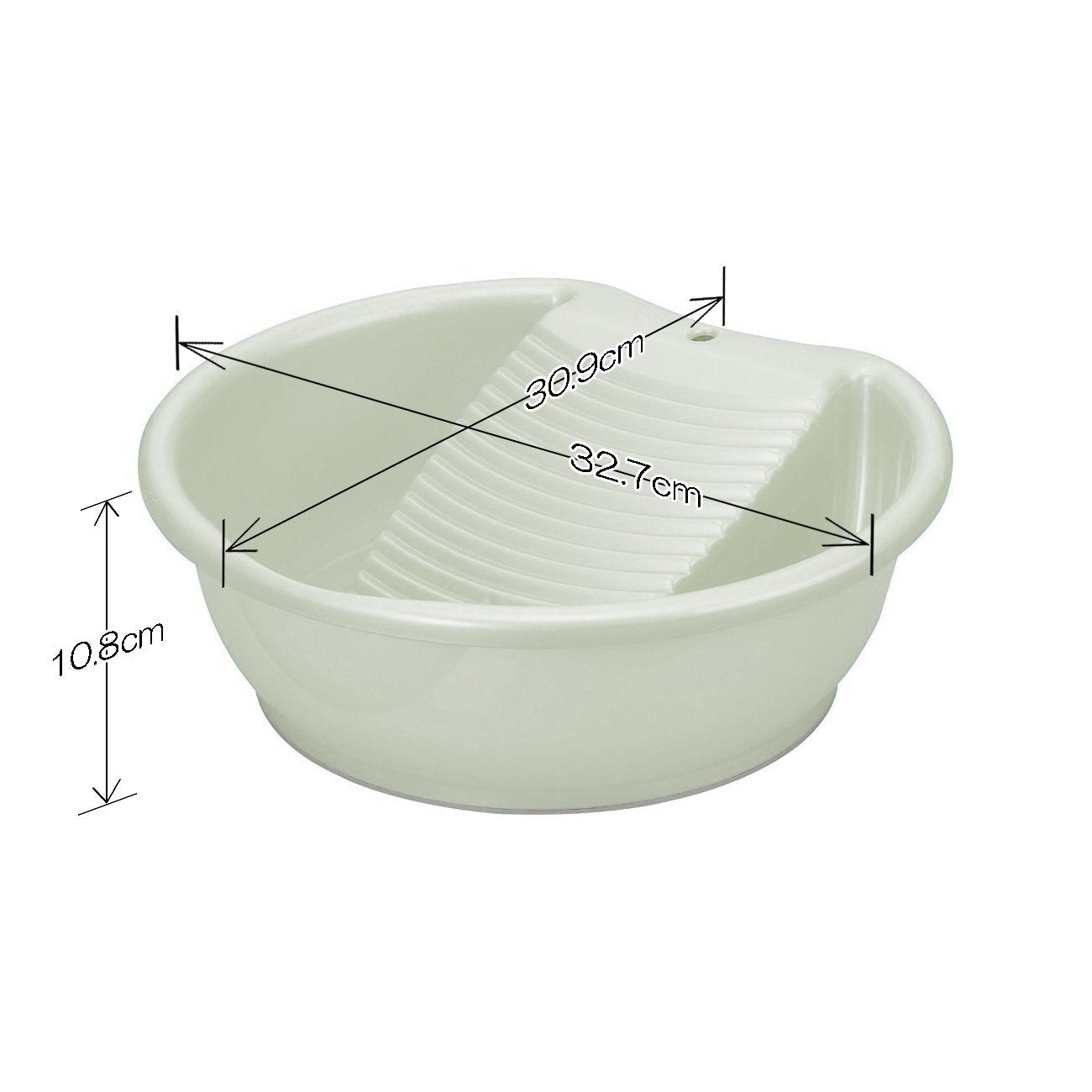 Inomata-K Chemical Washboard Love Wash Pearl White Made In Japan - YOYO JAPAN