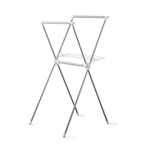 Iris Ohyama Compact Laundry Dryer With Towel Hanger For 2 People - 70X78X130Cm Stainless Steel H-70Xn (Made In Japan) - YOYO JAPAN