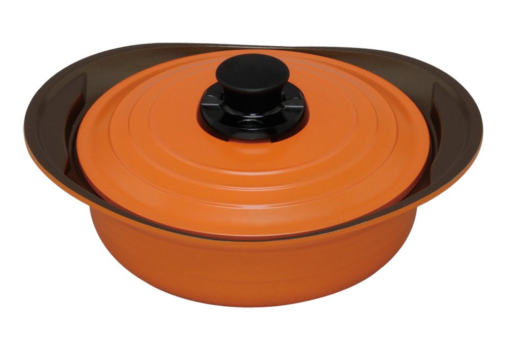 Iris Ohyama Mks-P24S No Water Pot 24Cm Ih Gas Compatible Ceramic Coat Japan - YOYO JAPAN