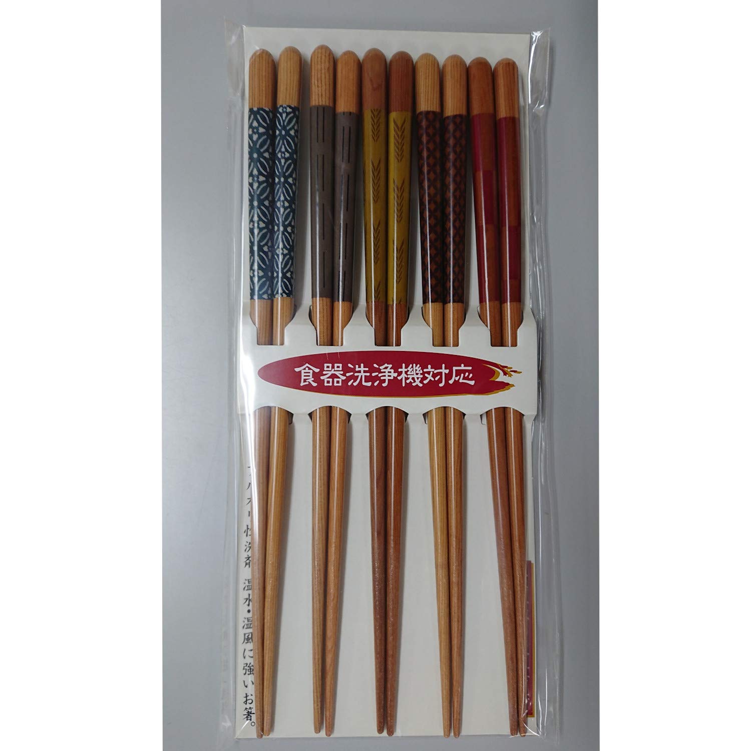 Ishida Bugaku Chopsticks Set Of 5 23Cm Natural Wood Japan Dishwasher Safe - YOYO JAPAN