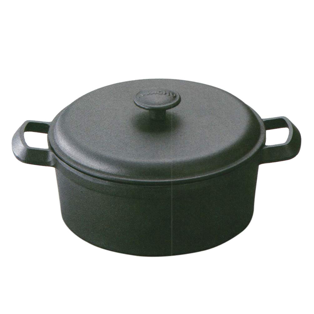 Iwachu Japanese Family Stew Pan 18 Black Baked Ih Compatible Nambu Tekki 21619