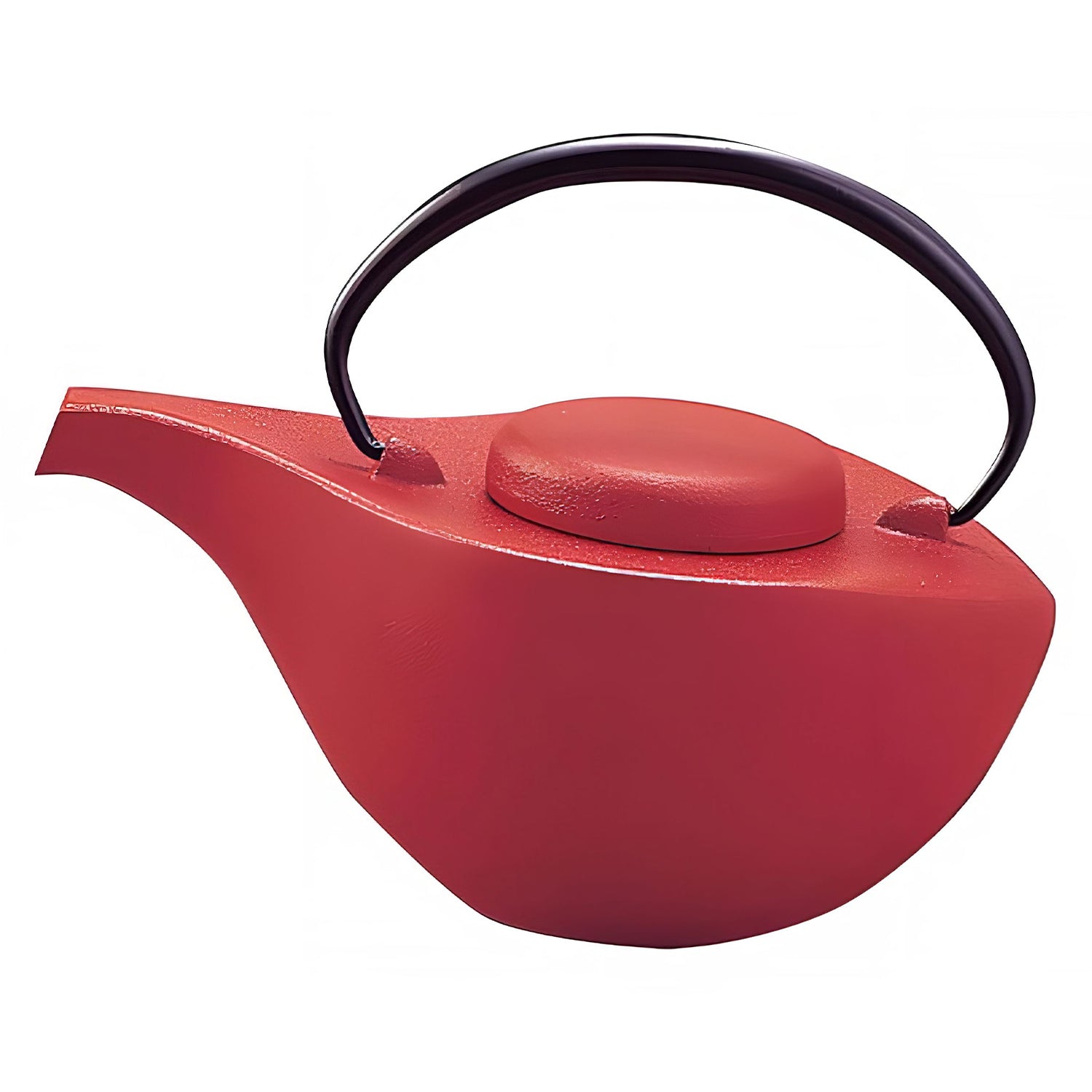 Iwachu Nambu Cast Iron Tetsukyusu Teapot Hikifune Red