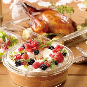 Iwaki Heat Resistant Glass Baking Dish 1.1L - YOYO JAPAN